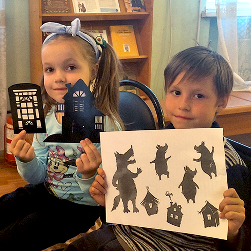 Репетиция в Театре теней «Отражение»