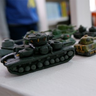 Открытие выставки «Военная техника в миниатюре»