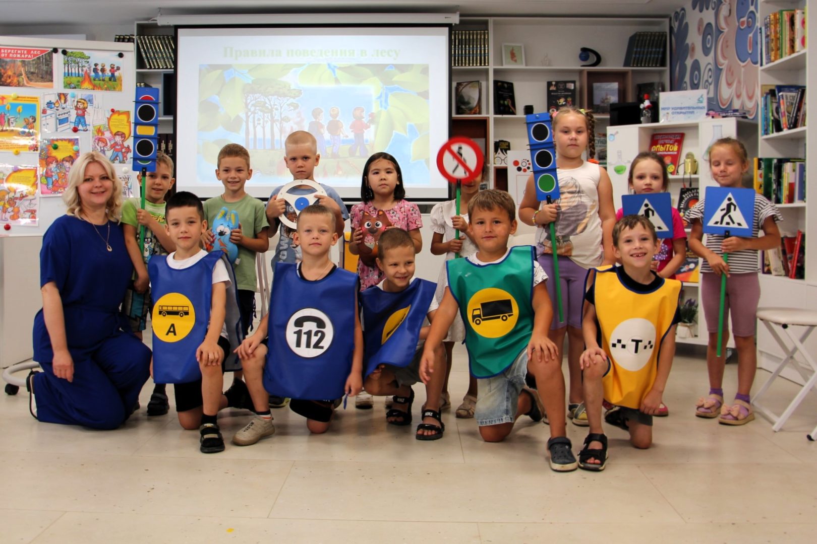 На воде, в лесу и дома: с маленькими читателями поговорили о безопасности